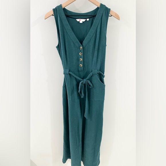 Boden Bryony Jersey Jumpsuit In Green Size 4R - Picture 5 of 7
